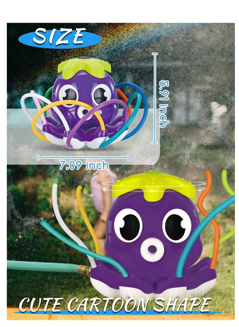 MissTiara رشاش ماء على شكل أخطبوط للحديقة في الهواء الطلق وألعاب مائية للحديقة الخلفية - Image 4