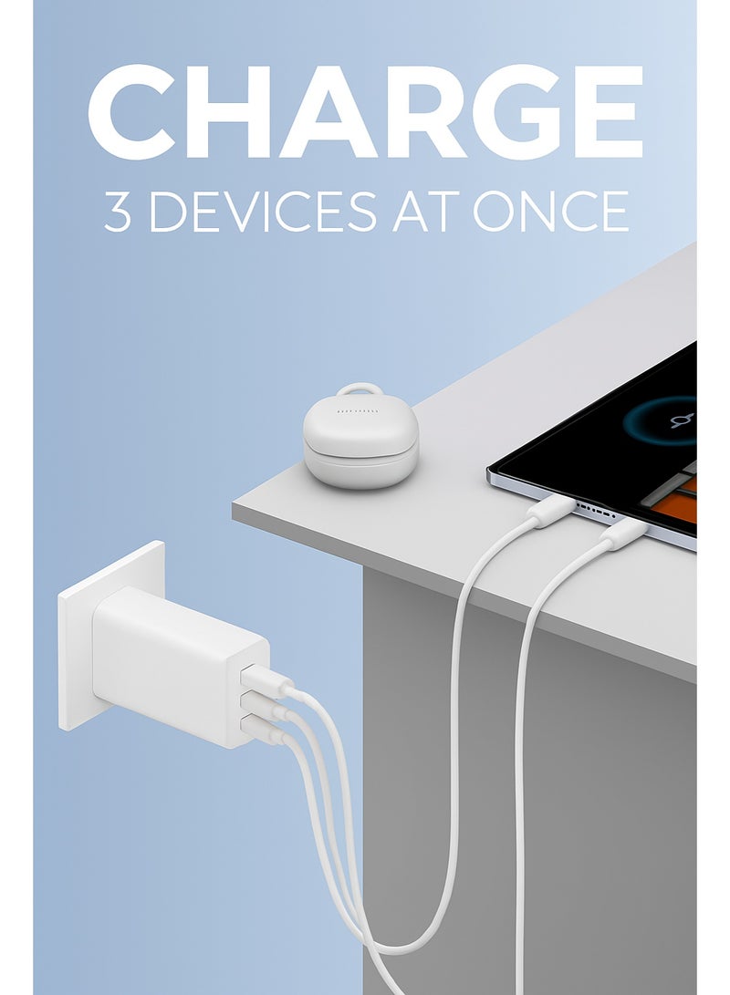 65W USB-C PD Wall Charger – fast charging power adapter for iPhone, Xiaomi, Huawei, Samsung & more. Compact, efficient, universal - Image 5