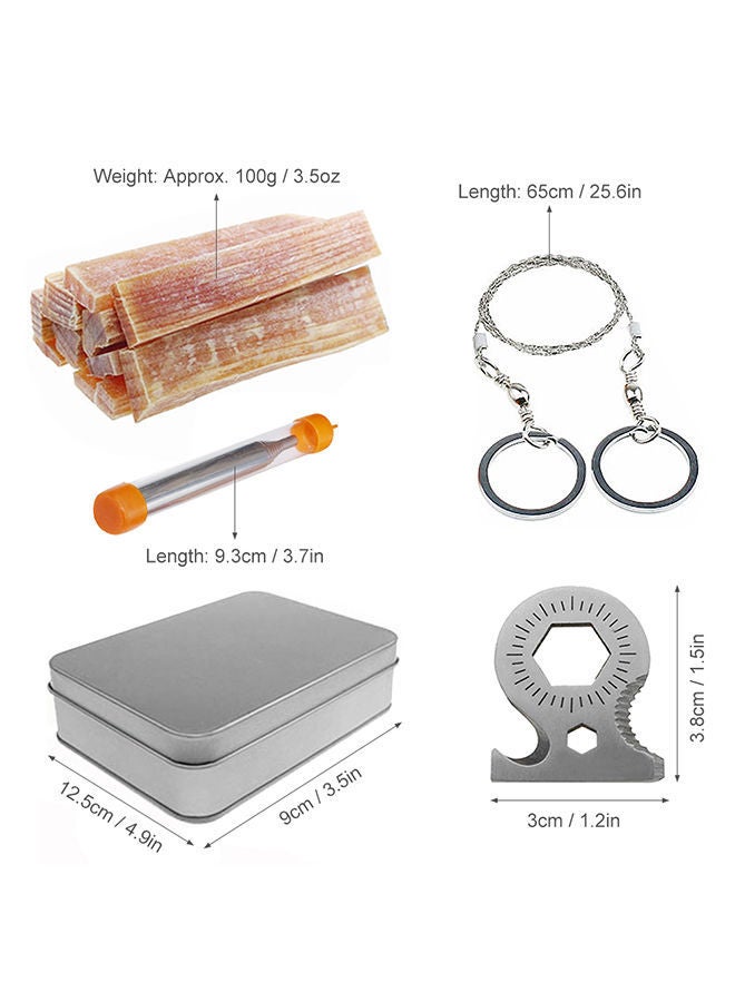 NIBEMINENT Fatwood Fire Starters Emergency Kit Multicolour - Image 5