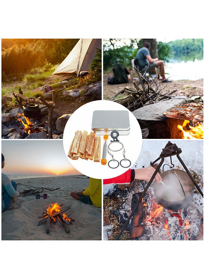 NIBEMINENT Fatwood Fire Starters Emergency Kit Multicolour - Image 3