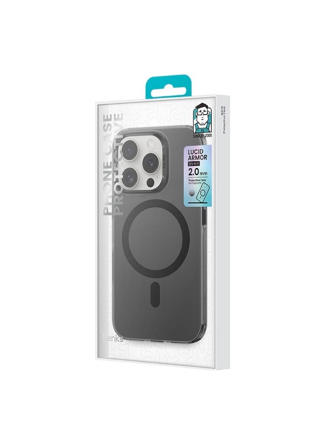 Benks Magnetic Lucid Armor Case for iPhone 16 Pro Max (grey) - Image 1