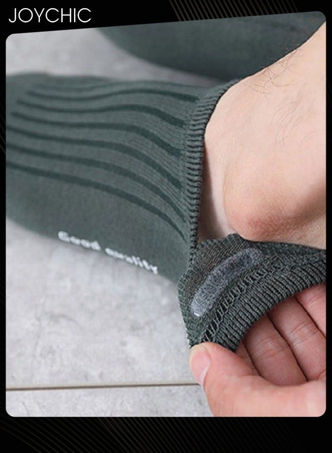 NIBEMINENT 8 Pair Cotton Casual Ankle Socks Sweat-absorbent Breathable Multicolour for Men - Image 5
