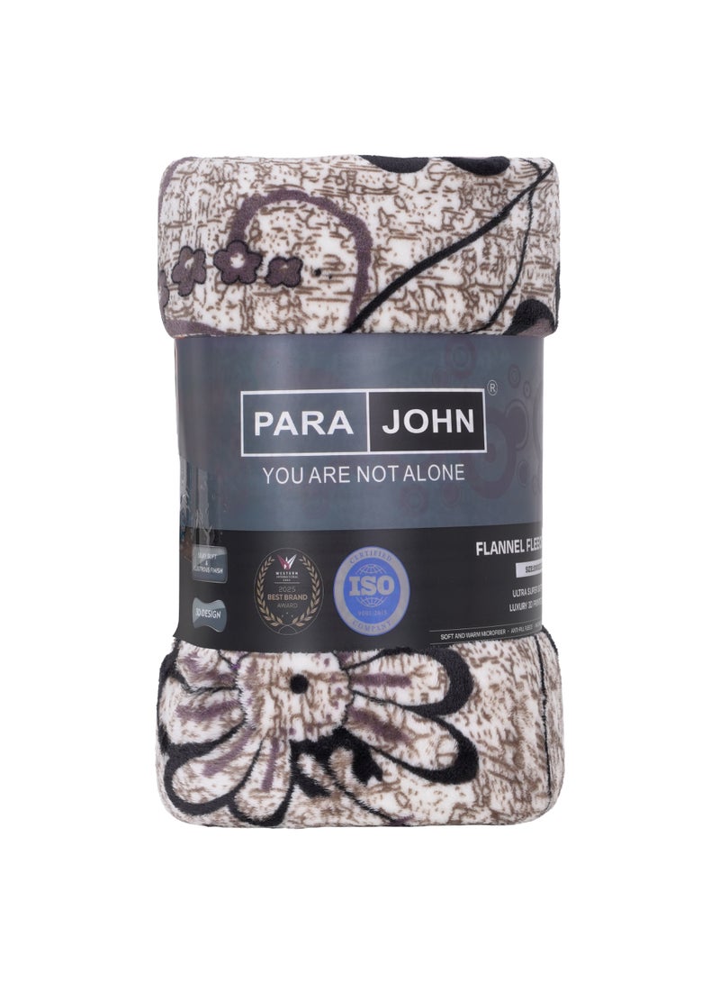 PARAJOHN Para John Double Flannel Fleece Blanket 200x230 cm Polyester Blanket - Image 4