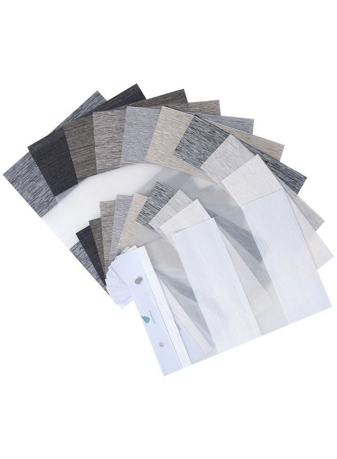 SmartWings Motorized Zebra Shades Compatible with HomeKit, Alexa SmartThings Google, Remote Control Light Filtering Sheer Shades, Wireless Cordless Roller Shades, Customized Size, Fabric Sample - Image 1