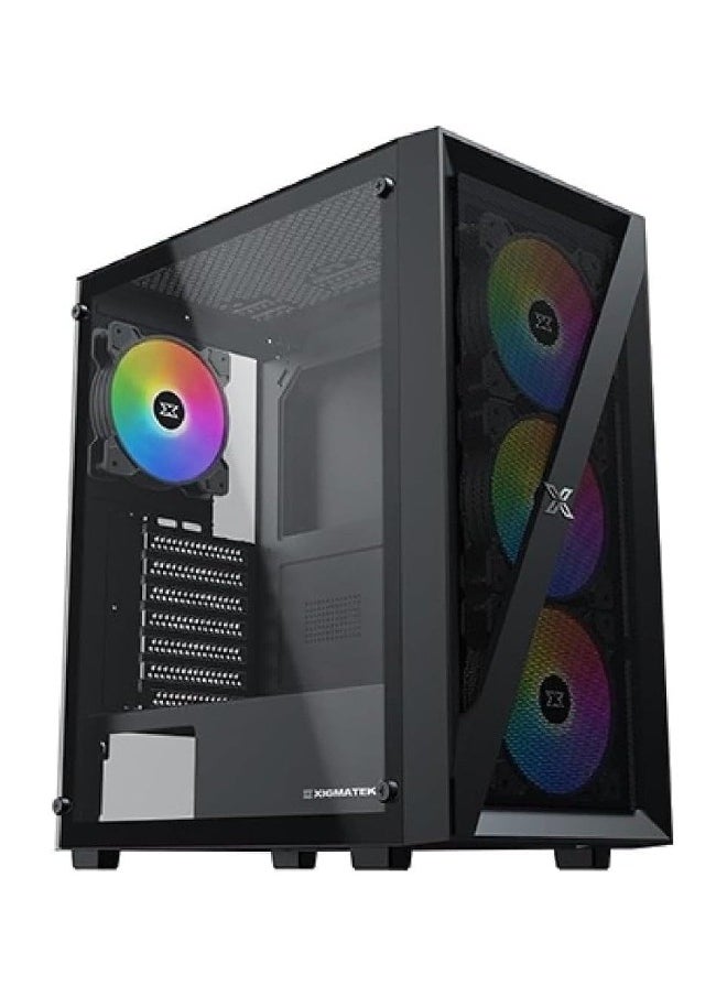 Xigmatek - Smart pc High-Performance Gaming PC - Core i5-12400F Processor/32GB RAM/1TB SSD/8GB Nvidia Geforce RTX 3050 Graphics Card/Windows 11 Pro 700W PSU - Built for Gamers - Image 1