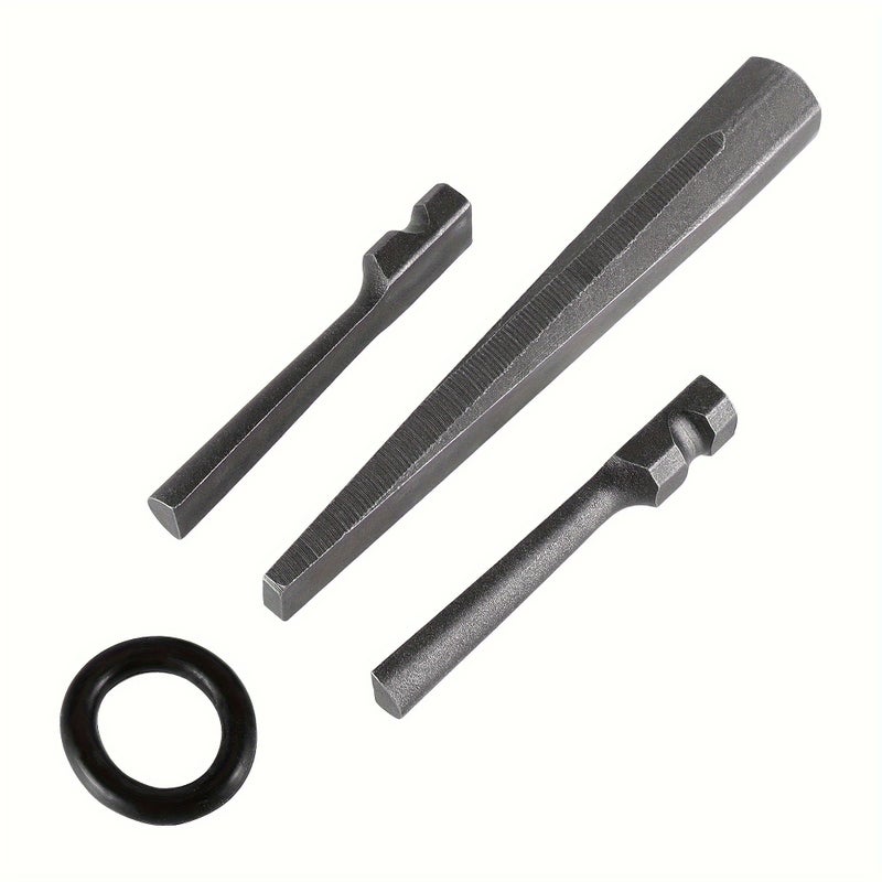 6 Piece Stone Splitting Tool Set With Wedges And Feather Shims For Concrete And Rock - Image 4