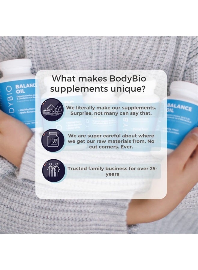 BodyBio جلوتاثيون ليبوزومي | أقوى مضاد أكسدة في الجسم | ماستر ديتوكسيفيكيشن | تنظيف القولون | حماية خلوية مثالية للدفاع المناعي | امتصاص ليبوزومي معزز | 60 كبسولة - Image 5