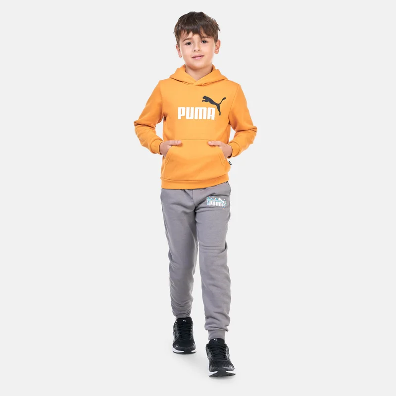 PUMA Kids' Essentials+ Two-Tone Big Logo Hoodie