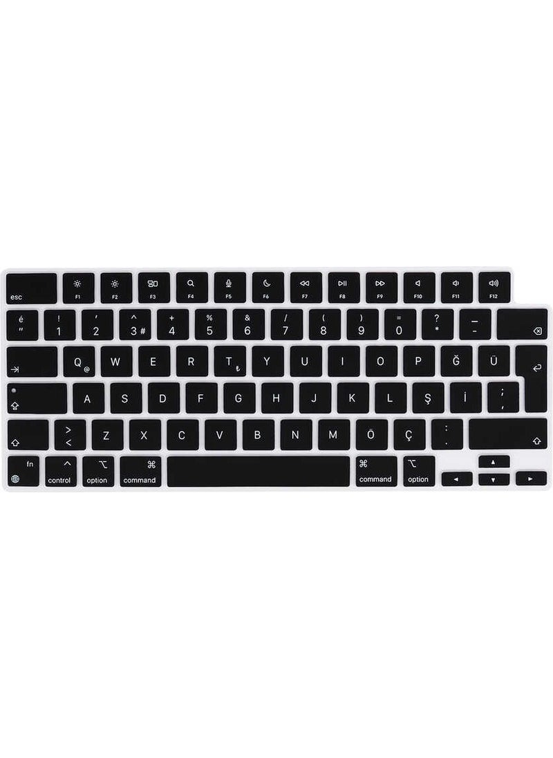 Techno Face - Apple Macbook 16' Touch Bar A2141 Fully Compatible Keyboard Protector Silicone Pet - Image 1