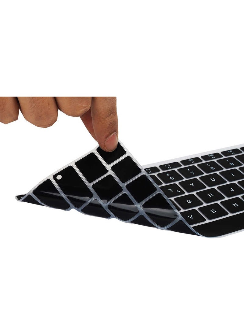 Techno Face - Apple Macbook 16' Touch Bar A2141 Fully Compatible Keyboard Protector Silicone Pet - Image 1