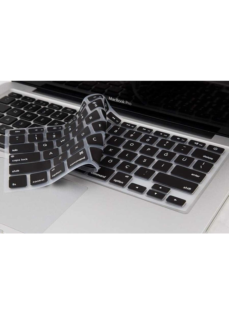 Techno Face - Apple Macbook 16' Touch Bar A2141 Fully Compatible Keyboard Protector Silicone Pet - Image 1