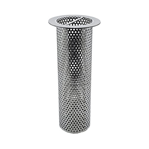 Commercial Flood Drain Strainer 1 3 Diameter x 8 Tall Cylinder
