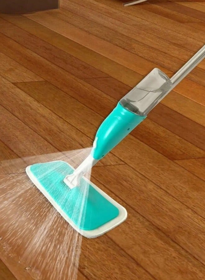 AKC Ergonomic 360° Spray Mop with Refillable Bottle, Microfiber Pad, and Soft Sponge Grip for Hardwood, Tile, and Laminate Floors - Image 2
