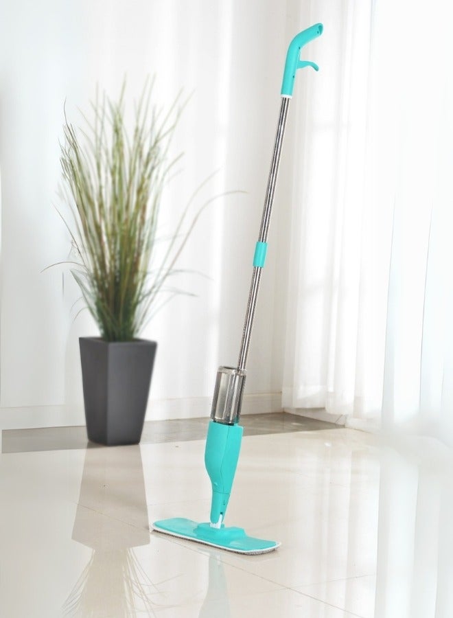 AKC Ergonomic 360° Spray Mop with Refillable Bottle, Microfiber Pad, and Soft Sponge Grip for Hardwood, Tile, and Laminate Floors - Image 3