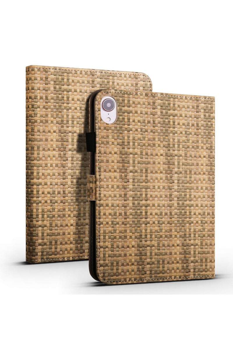 عام غطاء حماية كتابي مخصص لآيباد الجيل العاشر 10.9 بوصة (2022) - يتميز بنسيج منسوج متين، إغلاق بمشبك آمن، وتصميم مضاد للسقوط.