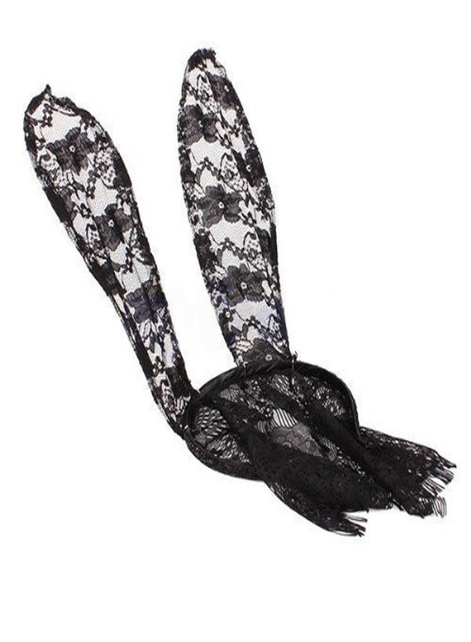 إيلاندي طوق رأس دانتيل مثير بتصميم آذان أرنب من إيلاندي، مثالي للنوادي الليلية والحفلات التنكرية والهالوين والكريسماس - Image 3