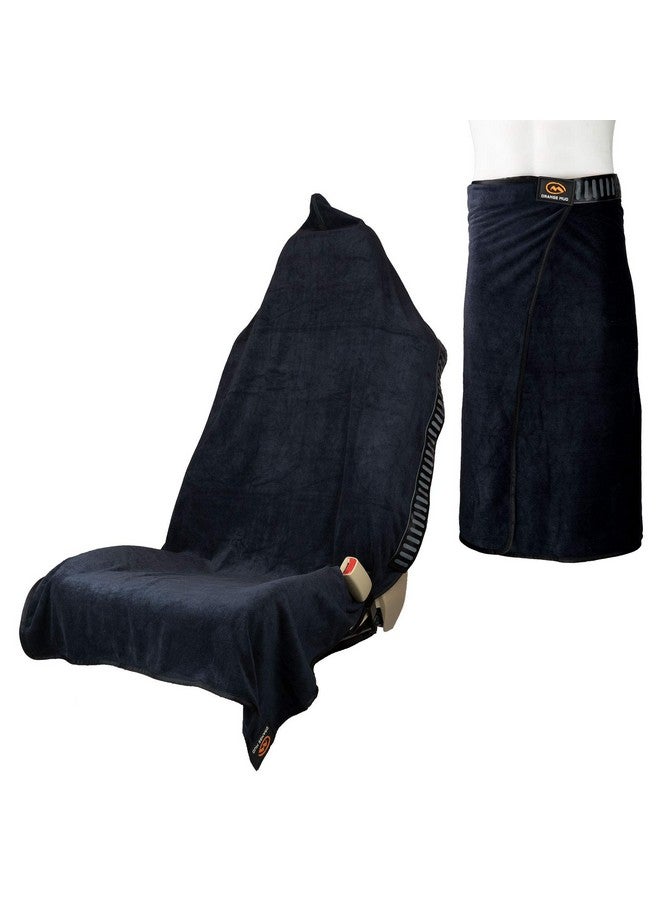 Orange Mud Transition & Seat Wrap V2.0, Automotive Seat Cover, Changing Kilt, and Multipurpose Towel (Black) - Image 1