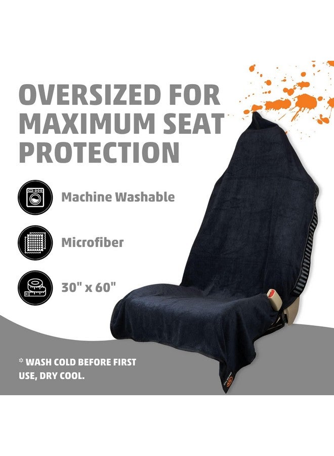Orange Mud Transition & Seat Wrap V2.0, Automotive Seat Cover, Changing Kilt, and Multipurpose Towel (Black) - Image 4