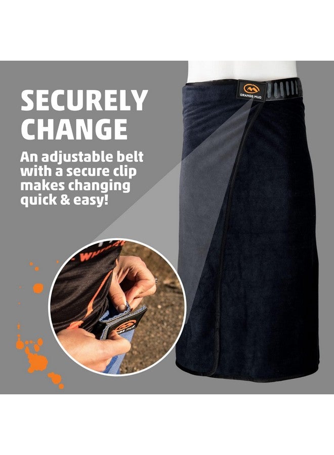 Orange Mud Transition & Seat Wrap V2.0, Automotive Seat Cover, Changing Kilt, and Multipurpose Towel (Black) - Image 3