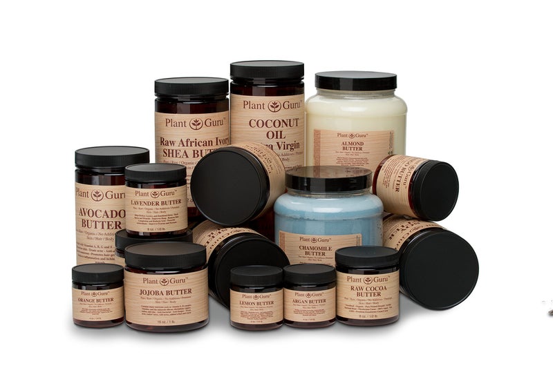 Plant Guru Almond Body Butter 8 oz 100% Pure Raw Fresh Natural Cold Pressed. Skin, Hair, Nail Moisturizer, For DIY Creams, Lip Balms, Lotions and Soap Making - Image 2