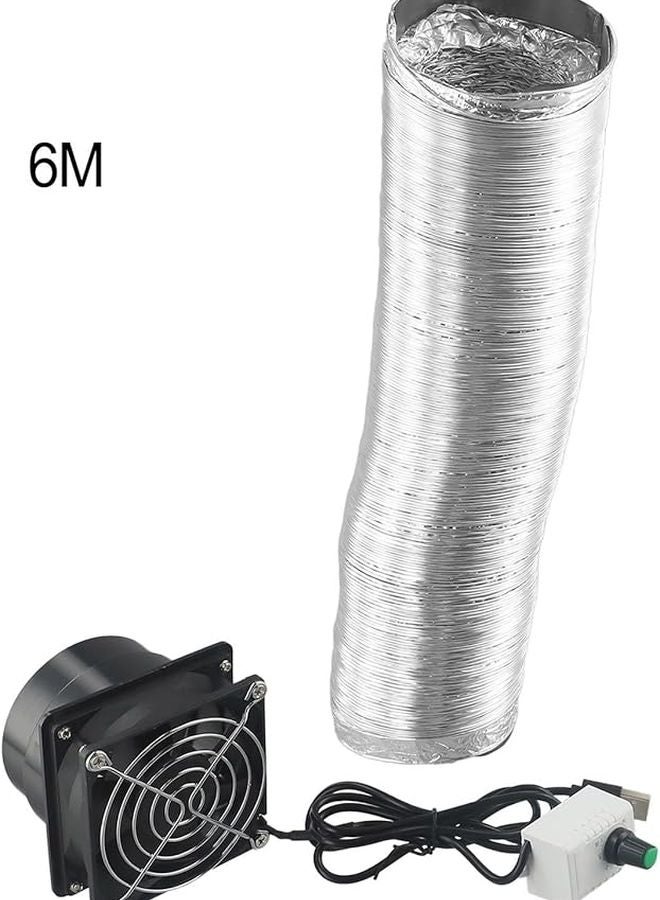 Adjustable Speed Fume Extractor Fan With 6m Pipe For Soldering Welding Kitchen Ventilation - Image 3