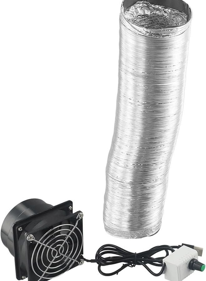 Adjustable Speed Fume Extractor Fan With 6m Pipe For Soldering Welding Kitchen Ventilation - Image 2