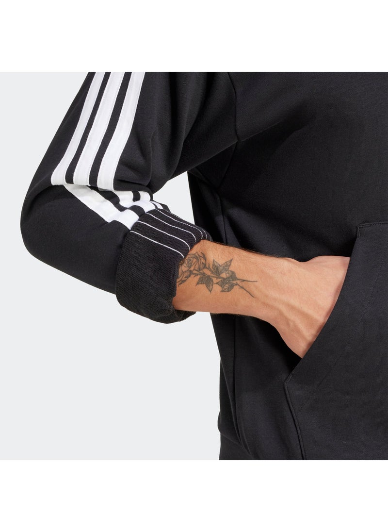 Adidas Essentials Three Stripes French Terry Hoodie - Image 4