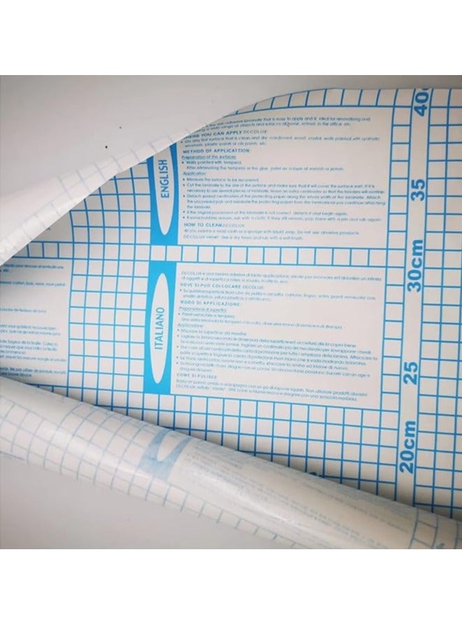 Generic Self Adhesive Cover Clear Pack of 1 Rolls 45X10 yards kids Cover Book Covers Adhesive Transparent Clear Books Covering Film Schools Notebook Covering Paper  - Image 4