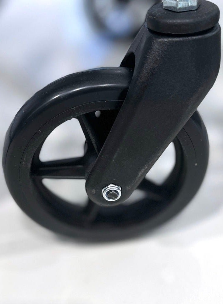 كروني كرسي متحرك قابل للطي مدفوع يدويًا 6012-20 مع مرحاض، نظام فرامل رباعي، كرسي متحرك قابل للطي متعدد الوظائف، هيكل من سبائك الألومنيوم عالي الجودة، عجلات نايلون أمامية مقاس 6 بوصات، عجلات خلفية مصبوبة بالحقن مقاس 20 بوصة، وسادة أكسفورد مزدوجة الطبقات قابلة للإزالة، فرامل مزدوجة ذاتية القفل، مساند أذرع من البولي يوريثان، دواسات قدم ABS، سعة وزن 100 كجم، خفيف الوزن (10.5 كجم)، صغير الحجم لسهولة التخزين (حجم العبوة: 78.52869 سم)، مناسب للتنقل المريح والراحة للاستخدام اليومي، أخضر - Image 5