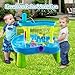 Intoypad Ultimate Water Table Pump 3 Hours of NonStop Fun Rechargeable Battery Powered Water Pump for Toddlers Water Play Sand Table Toys Accessories Summer Outdoor Game Toys for Kids Blue - Image 2