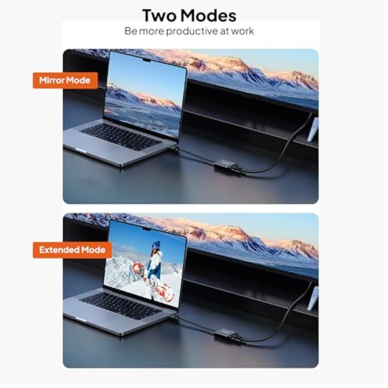 VGA to HDMI Adapter for PC Laptop Projector Full HD 1080p@60Hz Active Converter with Gold-Plated Connector and Aluminum Alloy Shell - Image 4