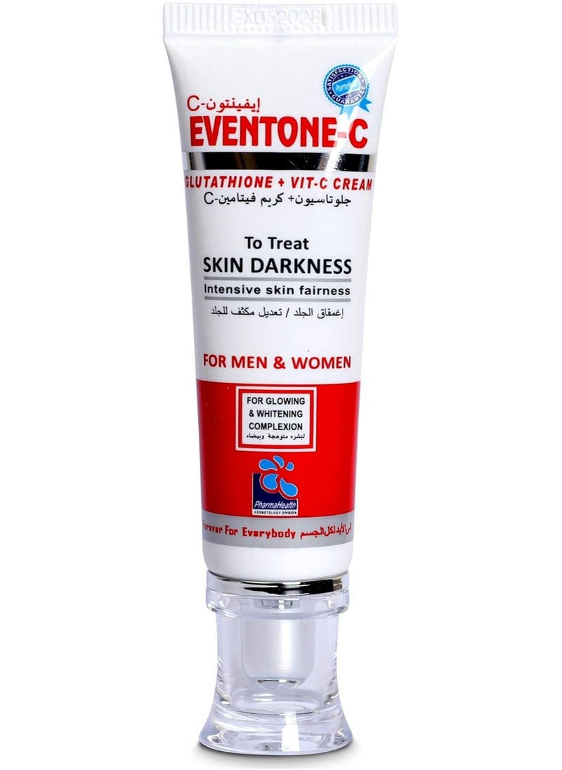 PharmaHealth - Eventone-C L-Glutathione + Vitamin C Skin Darkness Treatment Cream For Men and Women 30g - Image 1