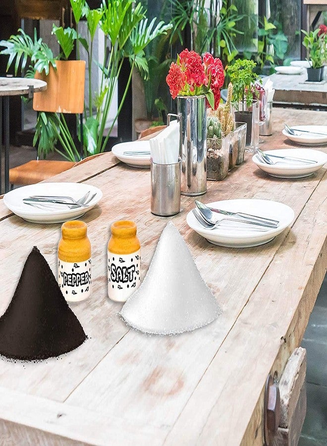 MiRiM Ceramic Salt & Pepper Shaker, Spices Shaker/Dispenser Set with Perfect Pour Holes (Set of 2) - Multicolor - Image 3