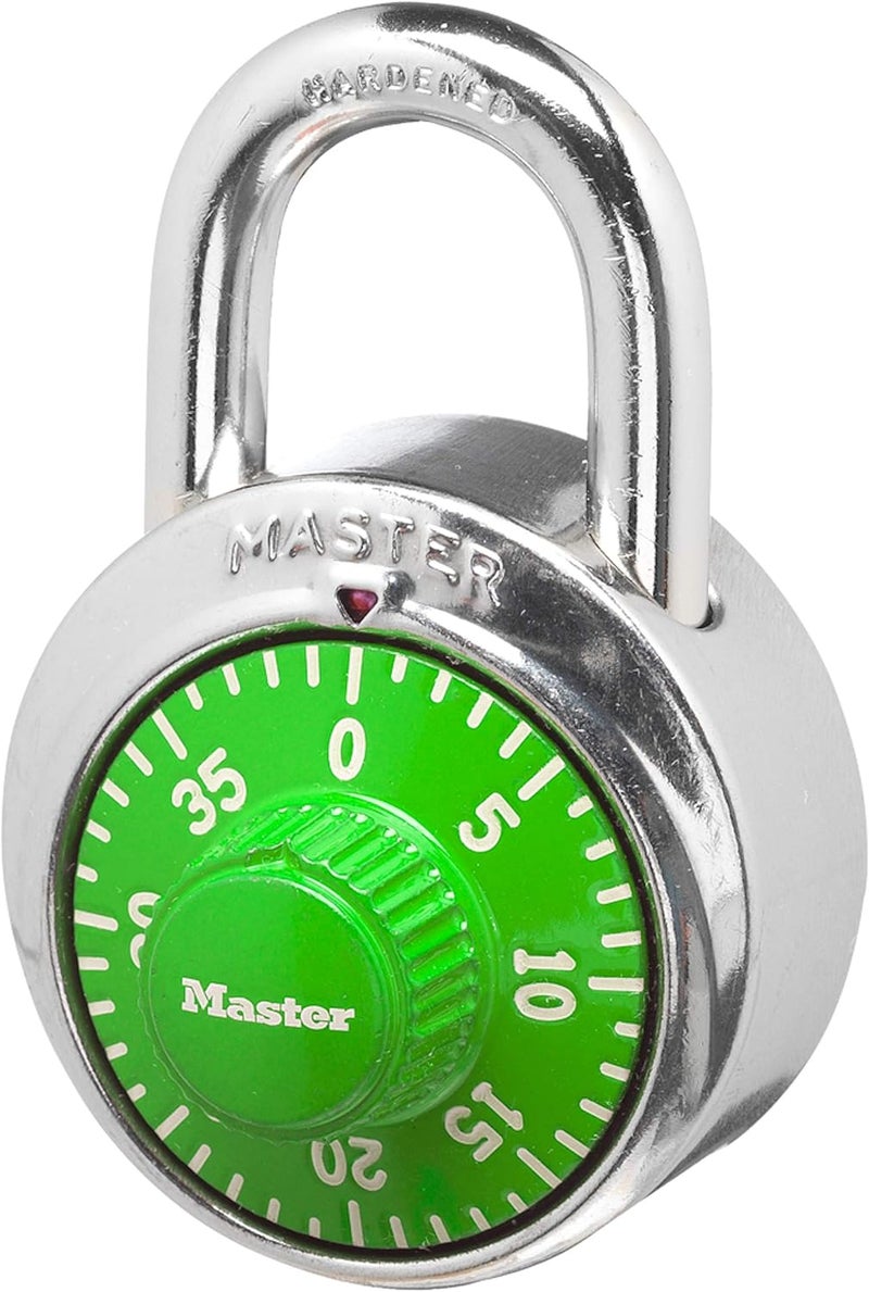 MasterLock 1505D Locker Lock Combination Padlock, 1 Pack, Colors May Vary - Image 1
