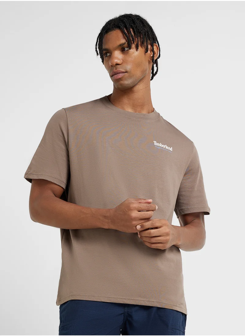 Timberland Outdoor Inspired Back Graphic T-Shirt