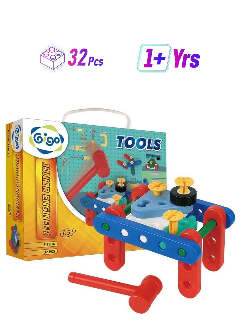Gigo Toys - Junior Engineer Tools 32pc-Set - Image 1
