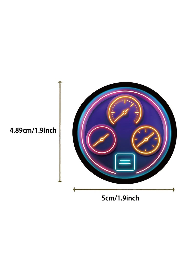 Car stickers 50 pieces Racing Car Stickers Ultra-Cool Neon Stickers Ignite Speed & Passion!– Light Up Your World - Image 5