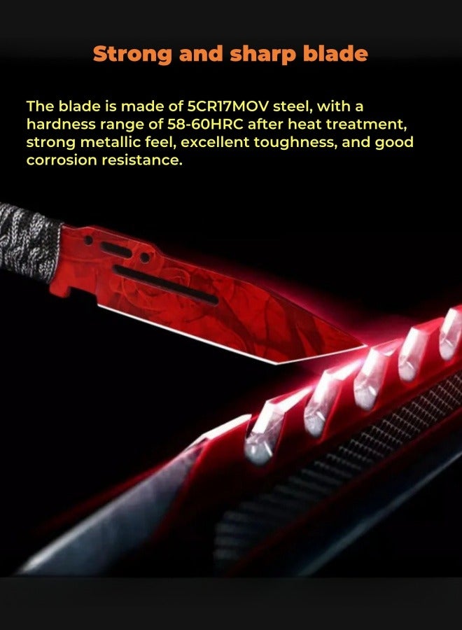 Browning CSGO Game Training Fixed Knife Tether Knife Diving Leggings Outdoor Knife Camping Knife - Image 4