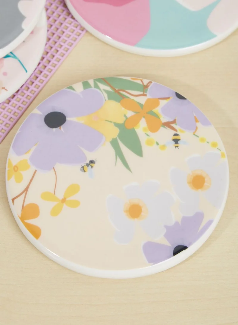 Belly Button Coaster Set Of 4