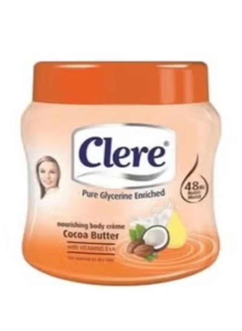 CLERE Cocoa Butter Body Cream 500 ml