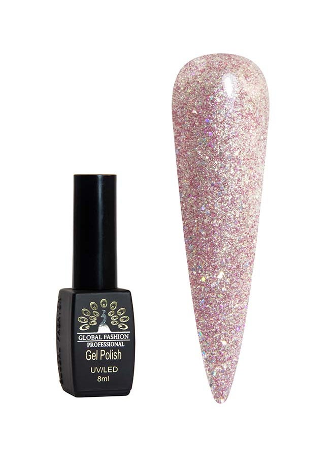 GLOBAL FASHION Black Elite Gel Polish  132 Colors Of Long-Lasting Elegance - 8Ml  169  - Image 1
