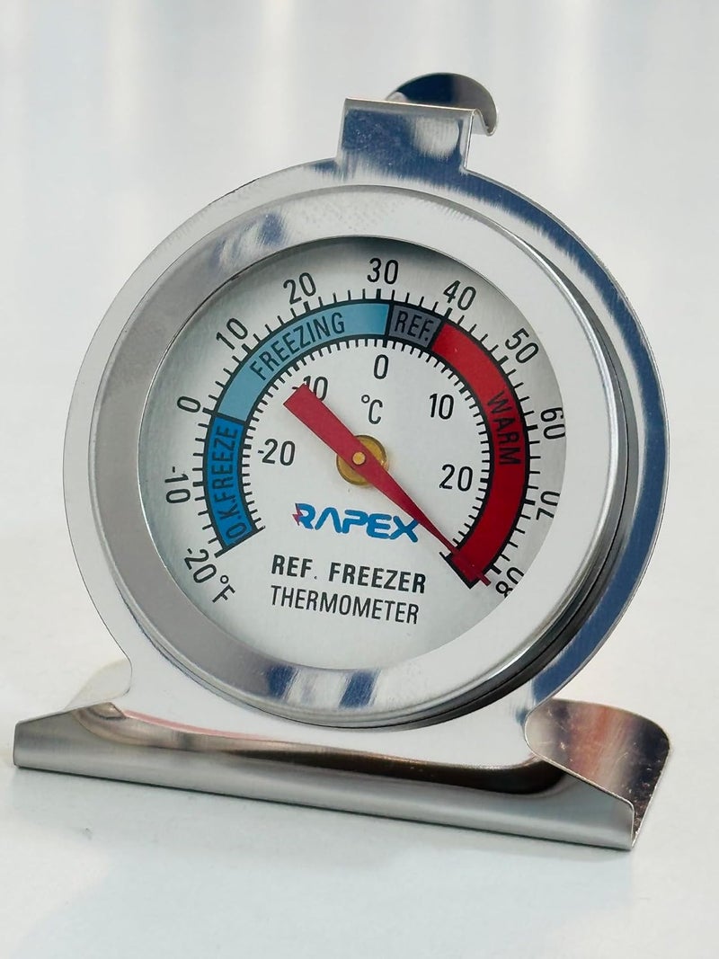 Royal Apex Stainless Steel Refrigerator & Freezer Thermometer - Image 4