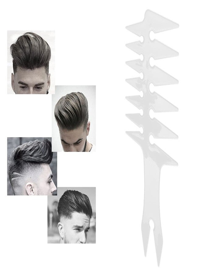 Entatial Wide Tooth Comb, Double Sided Comb 7.9 x 3.1 x 0.2 in Wide Tooth Detangling Comb Men Styling Comb Barber Accessories for Unique Hair Salon Home Use (White) - Image 2