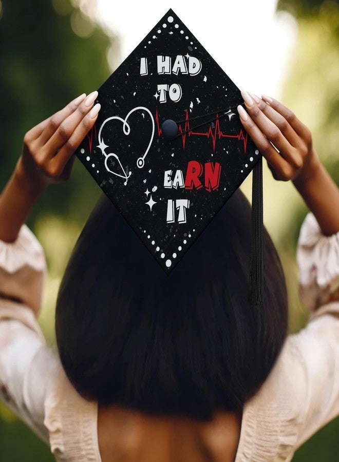 ADVANSYNC I had to EaRN it Graduation Cap Topper - Image 3