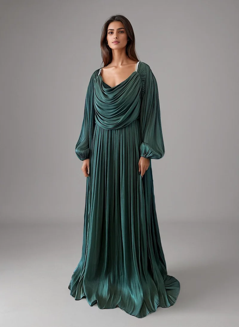 ECSTACY  2 piece gown set for Women | Best Price UAE