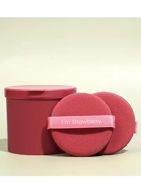 7Pcs Air Cushion Puff Wet and Dry Reusable Sponge Puff red