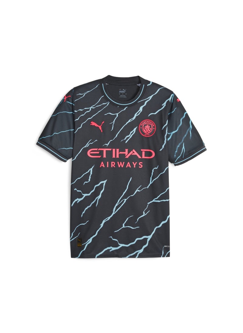 PUMA - Manchester City 23/24 Mens Black Third Jersey - Image 1
