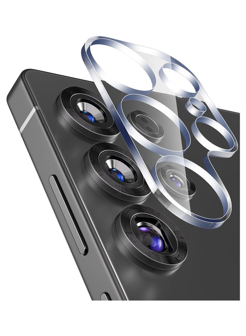 Tempered Glass Camera Lens Protector for Samsung Galaxy S25 Ultra, Ultra HD, 9H Hardness, Anti-Scratch, Case Friendly, Easy to Install [No Affect on Night Shots]  - Image 1
