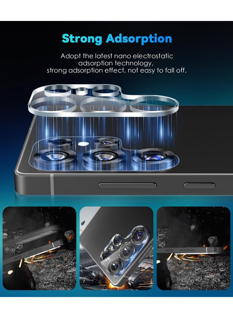 Tempered Glass Camera Lens Protector for Samsung Galaxy S25 Ultra, Ultra HD, 9H Hardness, Anti-Scratch, Case Friendly, Easy to Install [No Affect on Night Shots]  - Image 4