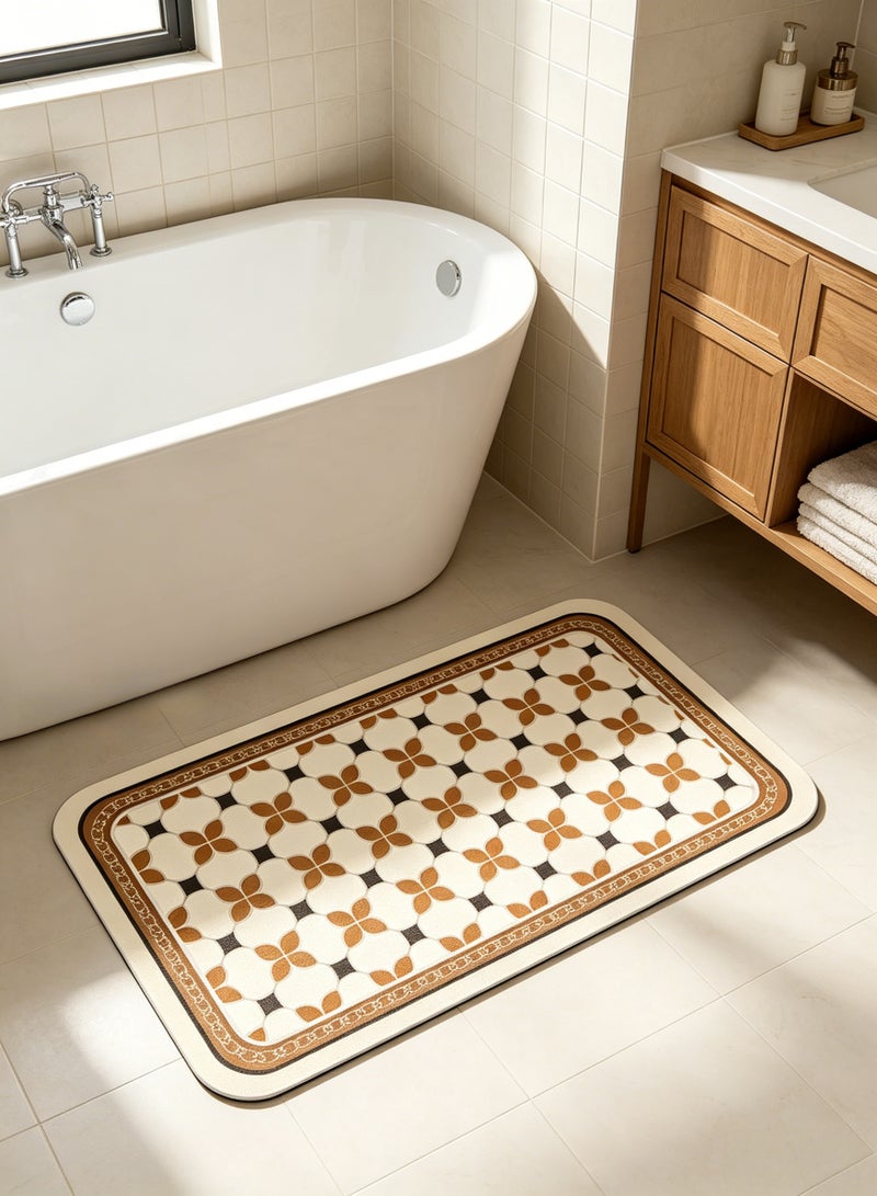 Aimayapet Diatom Bath Mat（1pc 40*60CM）, Anti-Slip Bathroom Floor Mats Quick Dry Bath Rug, Super Absorbent Bathtub Mat for Shower Room Non-Slip Thickened Carpet,Easy to Clean Kitchen Mat - Image 3